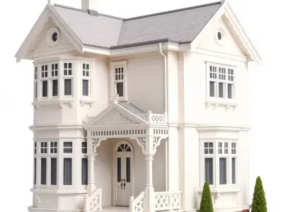 Victorian Ivory House model pack Low-poly 3D model