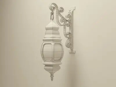 Medieval Lantern 3D model get