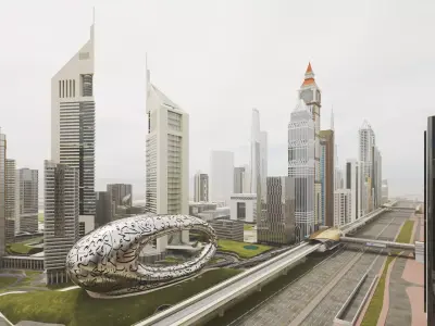 Dubai  Jumeirah Emirates Area 3D model