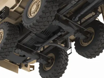  Mercedes Unimog Tactical Transport Chassis Sand 