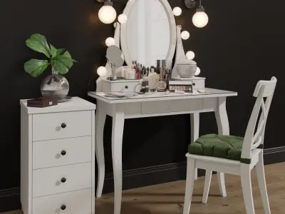 Dressing Table 03 3D model purchase