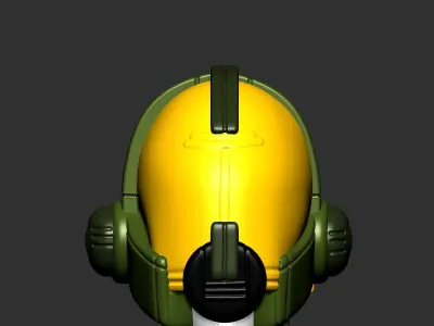 helmet high poly sculpt 3D model 3D model