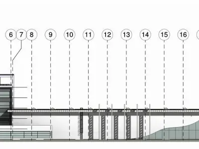 Factory Project On Revit 3D model