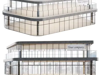 Commercial building 3D model 154