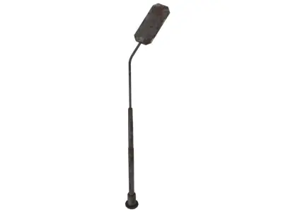 Lamp Post 1 Lowpoly Low-poly 3D model