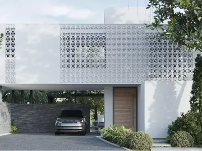 ProVis3D 038 - Modern Exterior Series Bianca 3D model