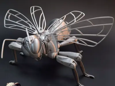 Robot Bee 3D print model