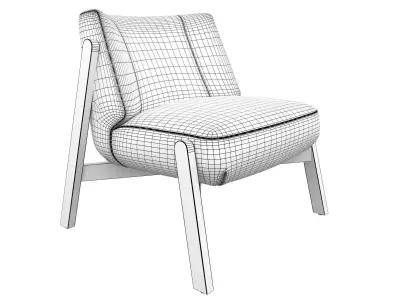 Harper pair of chairs 3D model