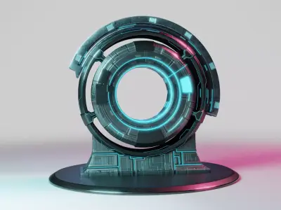 Sci-fi Portal 3D model