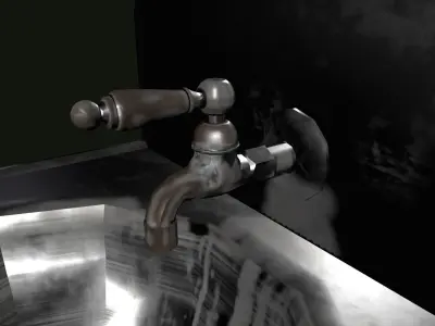 Basin Low-poly 3D model