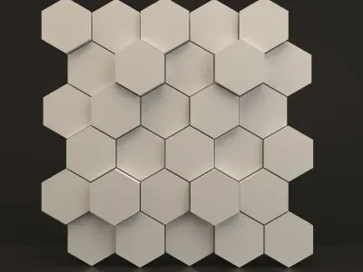 3d wall panel  3D model