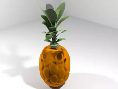 Tropical Fruit - Pineapple 3D model