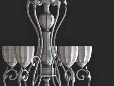 White Stork chandleir 3D model