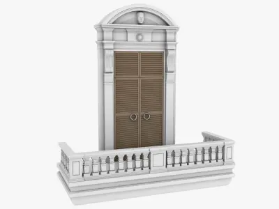 CLASSIC BALCONIES 3D model