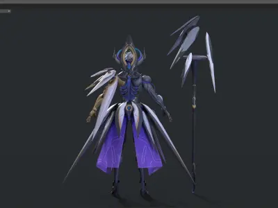 cyberpunk 3D model