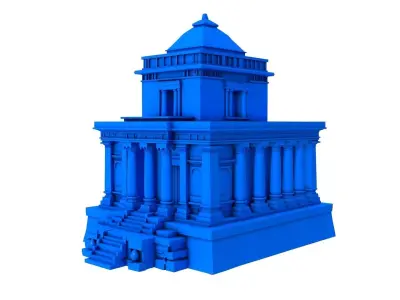 Babylon Building - Ancient Babylon Building - ancient city  3D print model