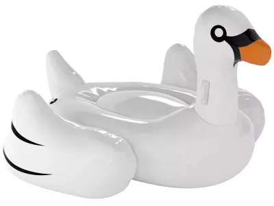 swimline giant swan float for swimming pools 3D model