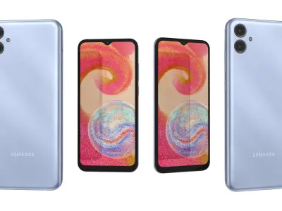 Samsung Galaxy A04e Light Blue 3D model