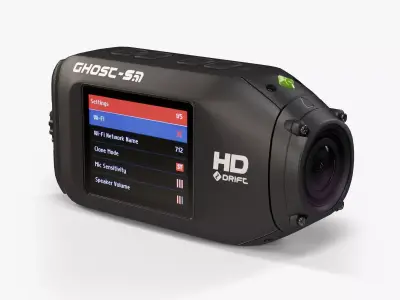 Drift Ghost-S action camera Low-poly 3D model