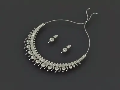 Necklace 001 3D print model