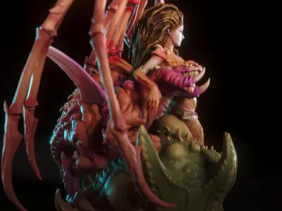 Queen of Blades from Starcraft 3D print model