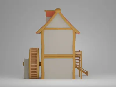 Watermill 3D print model