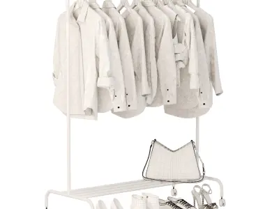 Floor hanger clothes RIGGA  3D model