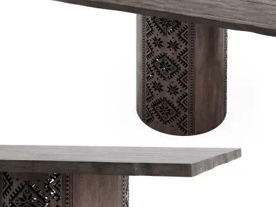Ethno Rivne Dining Table 3D model