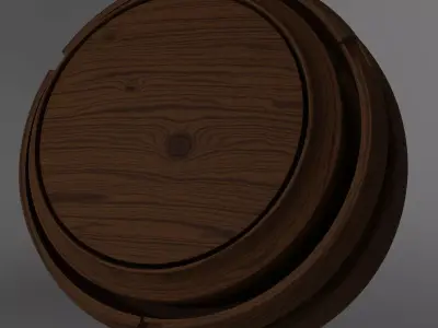 Seamless PBR Wood - Oak Brown Dark 002 Texture