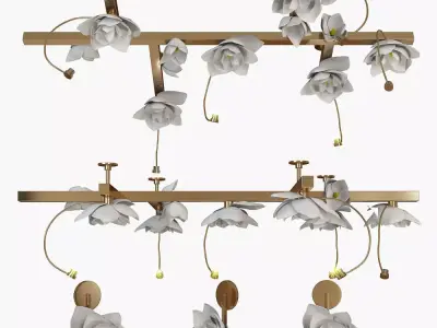 LURE CHANDELIER pelle 3D model