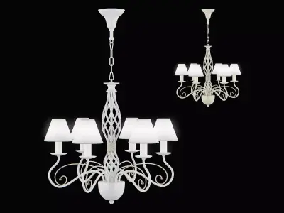 78206x Esedra Lightstar Chandelier 3D model