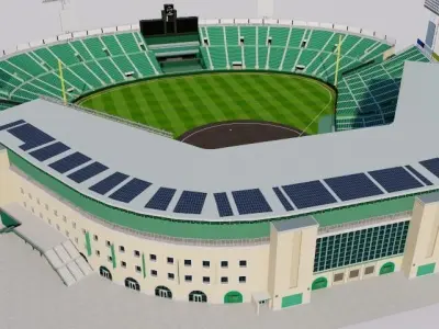 Koshien Stadium - Japan 3D model
