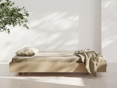 Simple 100 Bed 3D model