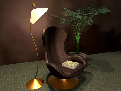 fauteuil Free 3D model