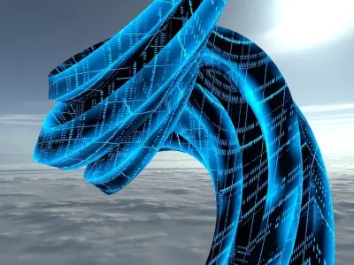 Curly Tower 3D model