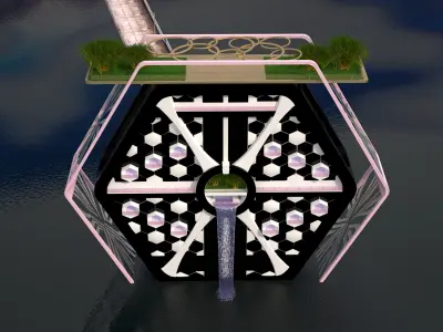 The Hexagonal Exterior Design 3D model