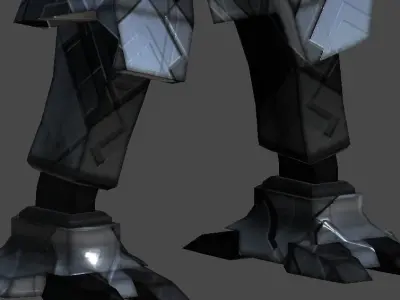 Megedo robot1 Low-poly 3D model