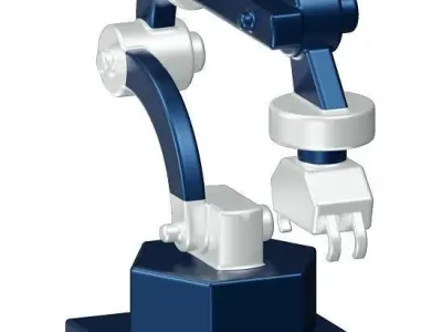 Educational Robot Arm Toy 3D model