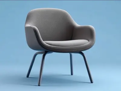 Office Guest Chair 3D model