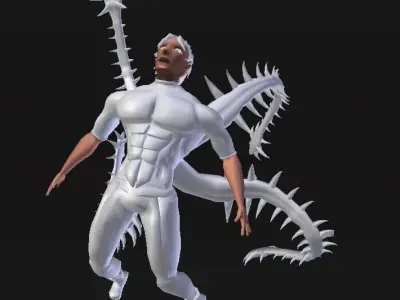 Zent -Ghoul  Low-poly 3D model