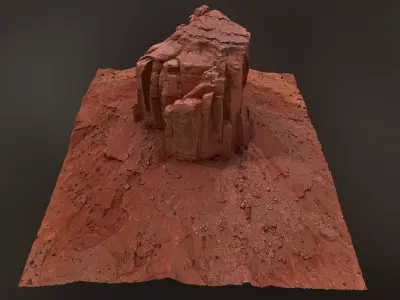 Canyon Cliff B - Scan 3D model
