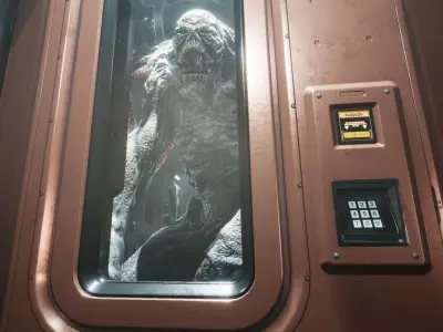 Hell Monster Low-poly 3D model