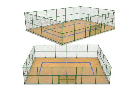 Volleyball Court 3D model