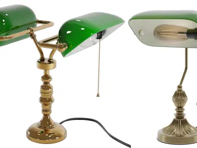 26 Table Study Light 3D model