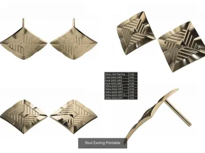 Designer Stud Collection Printable Lightweight 3D Model Pack