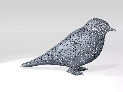 Swallow Voronoi 3D model