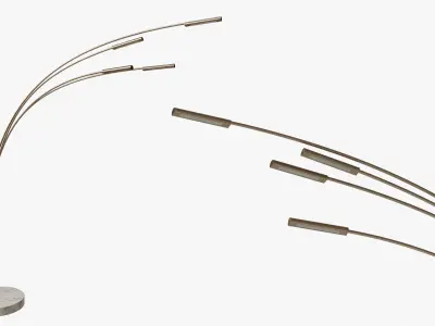 Floor lamp Juncos design emmemobili 3D model