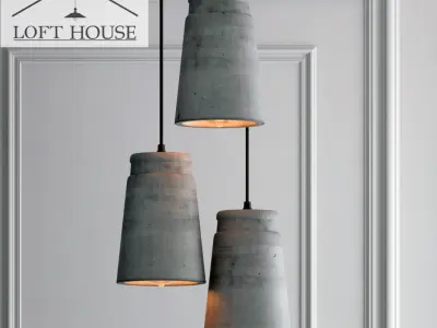 Hanging lamp LOFT HOUSE P-184 3D model