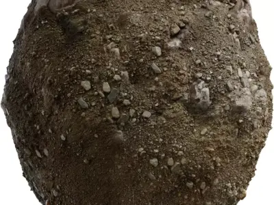 Ultra Realistic Rocky Soil Ground With Pebbles Texture