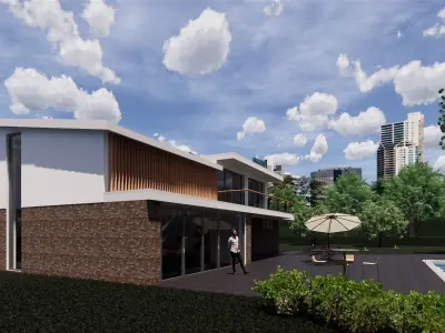 Revit luxery house with a lot of familys and good textures 3D model
